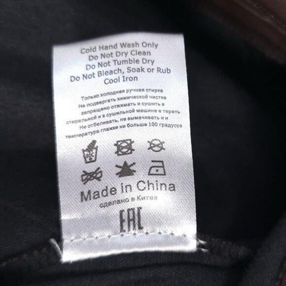 ATOIR Women's Size 2 The Troublemaker Pants Faux Leather Brown AnkleZip AT210269 - Picture 13 of 13